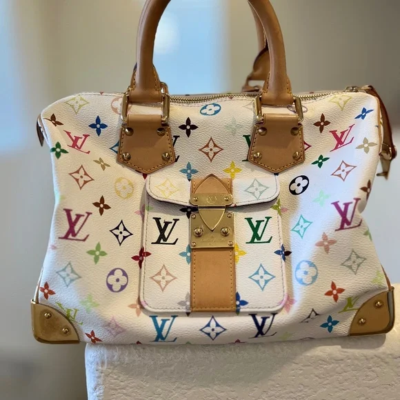 Louis Vuitton Monogram Multicolore Speedy 30 (White) - Picture 1 of 11